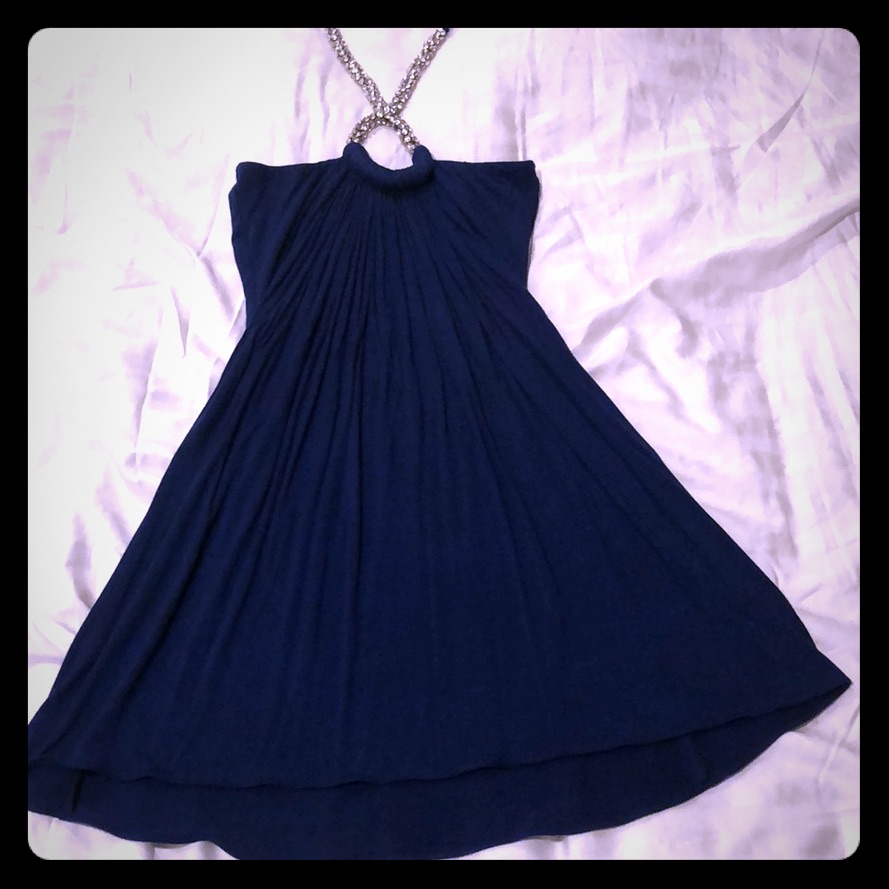 Sky Brand Diamond Halter Sexy Dress